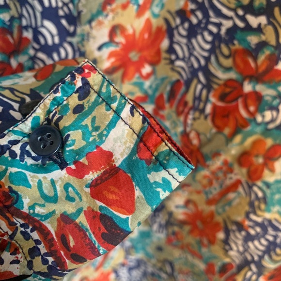 Robert stock Vintage 100% silk shirt - Picture 6 of 7